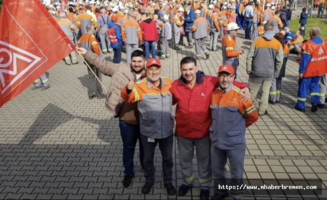 Bremen'de demir çelik işçilerinin grevi devam ediyor