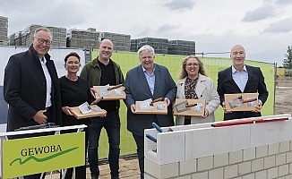Bremen'de 41 yeni sosyal konutun temeli atıldı