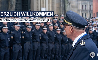 Bremen'de 219 polis adayı yemin ederek göreve başladı